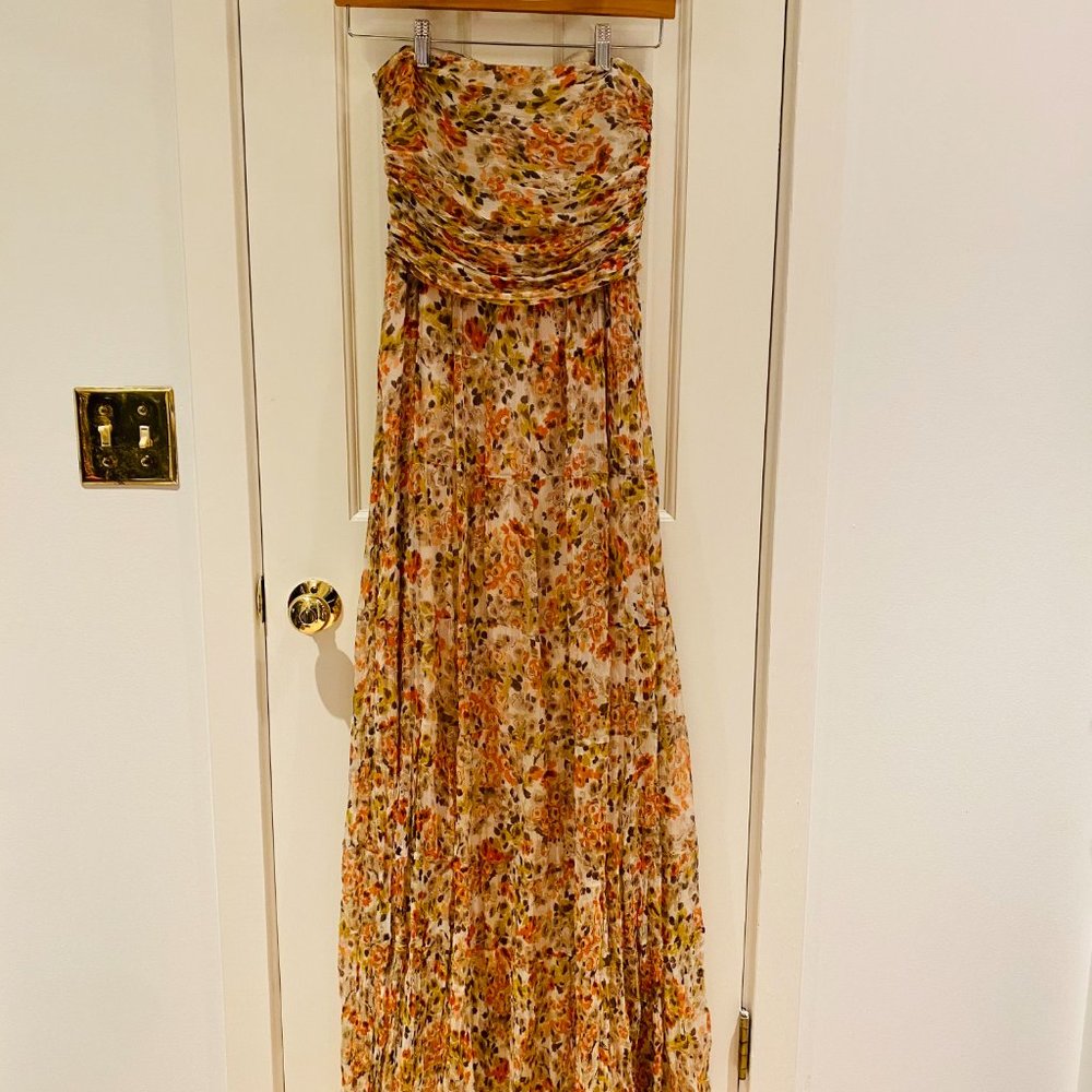L'Agence Floral Maxi Dress
